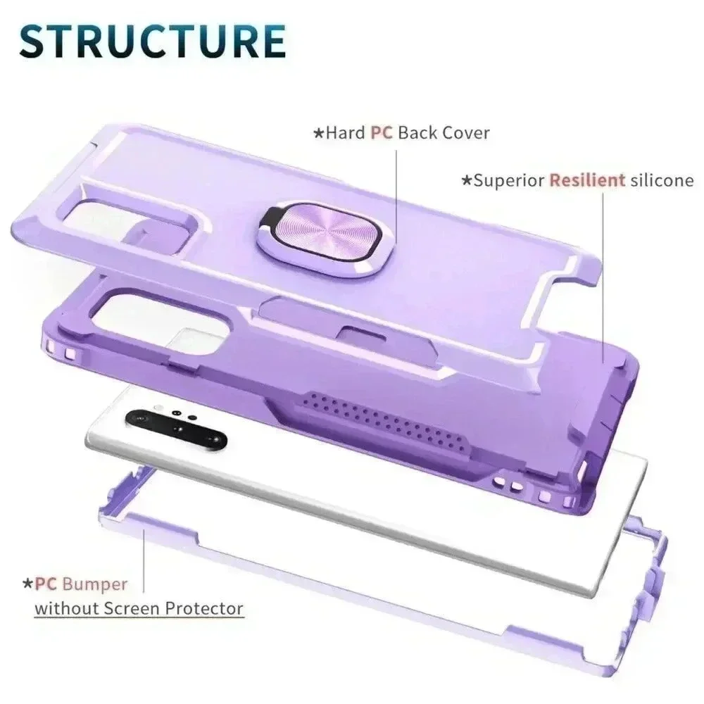 Hybrid Silicone Shockproof Cover for Samsung Galaxy Note 10 Plus Note10+ 5G 6.8”